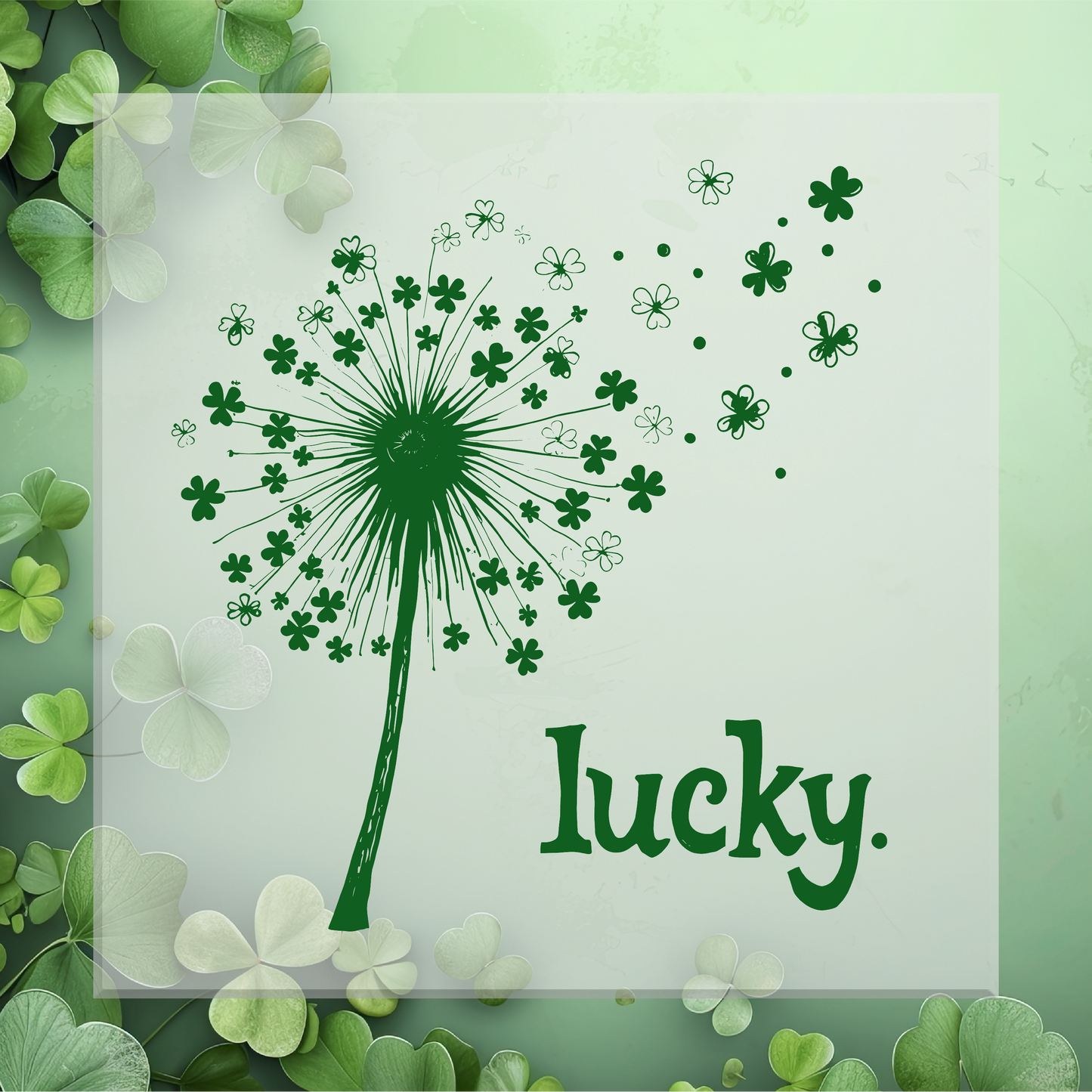 Lucky dandelion DTF Transfer