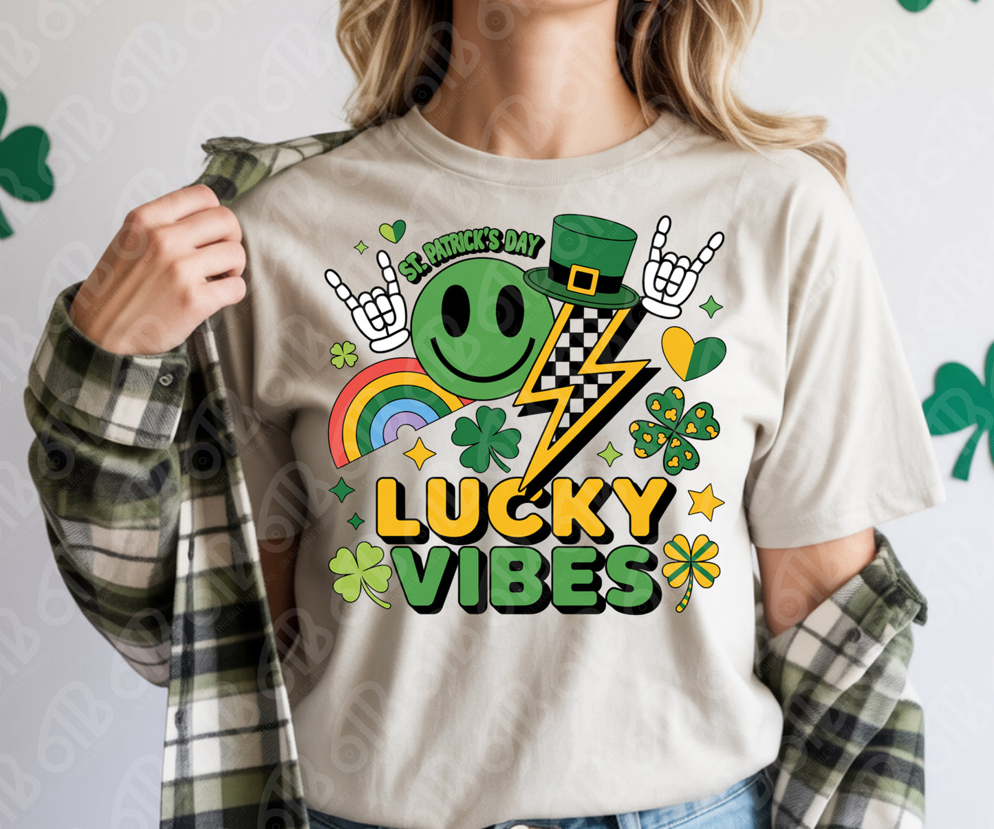 Lucky Vibes DTF Transfer