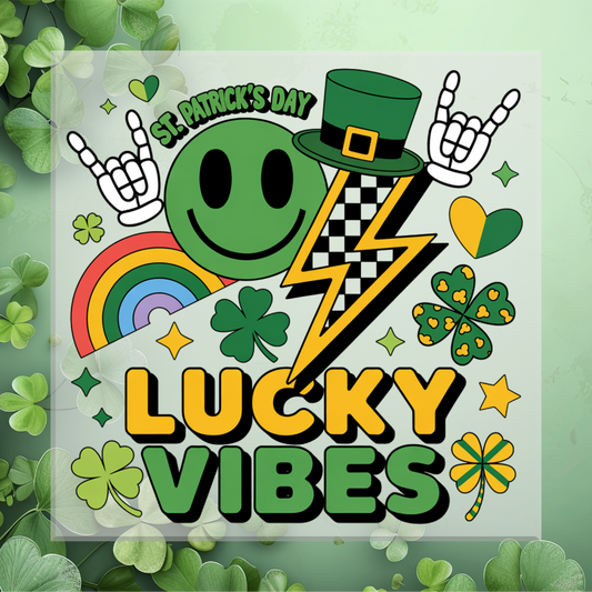 Lucky Vibes DTF Transfer