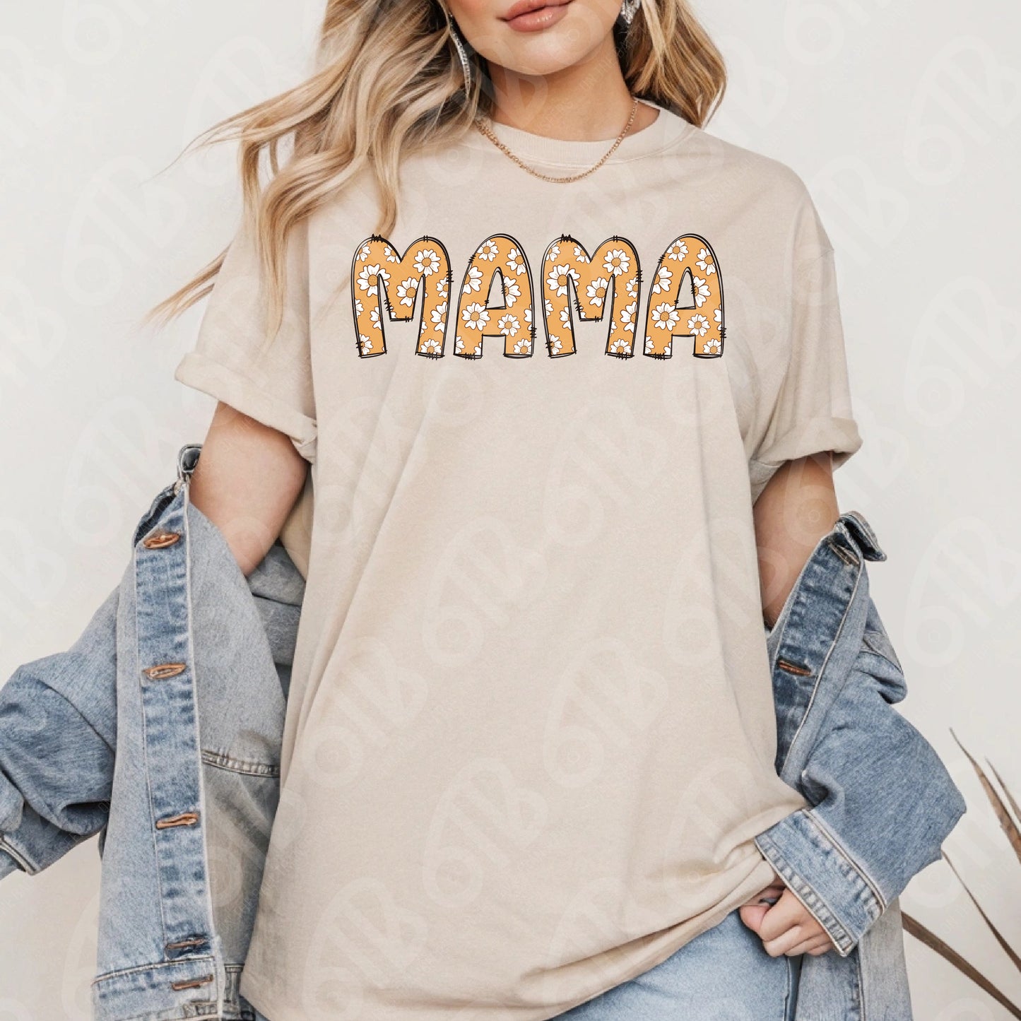 Mama Sunflower Print DTF Transfer