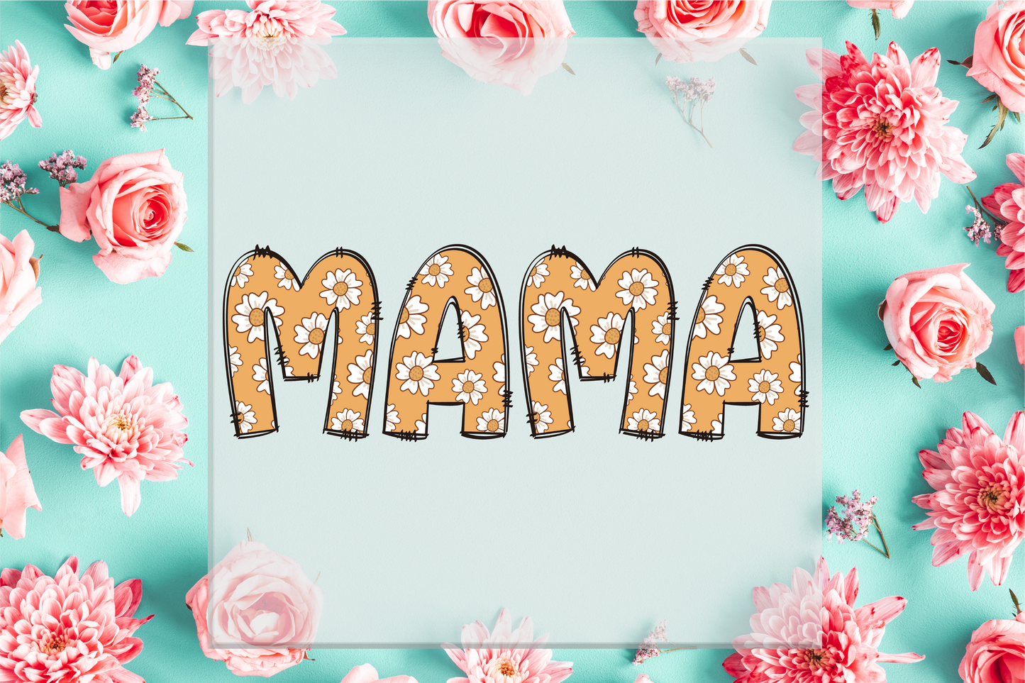 Mama Sunflower Print DTF Transfer