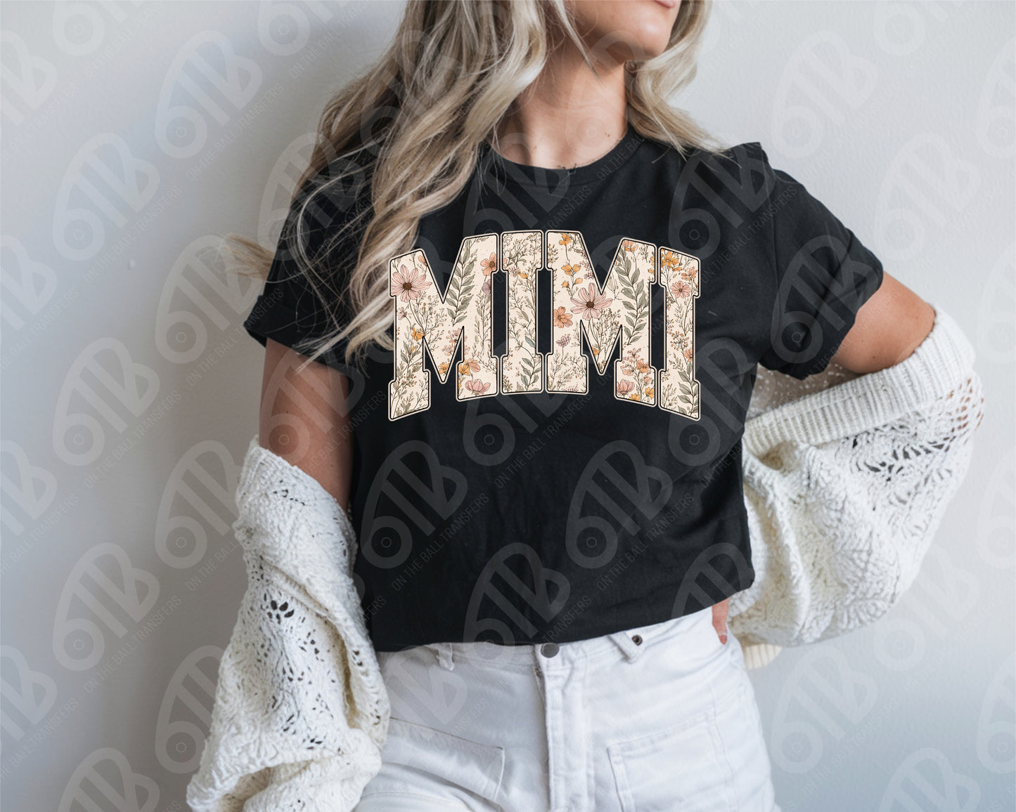 Mimi Floral Print DTF Transfer