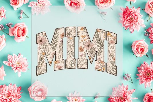 Mimi Floral Print DTF Transfer