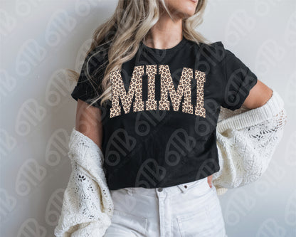Mimi Leopard Print DTF Transfer