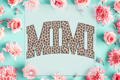 Mimi Leopard Print DTF Transfer