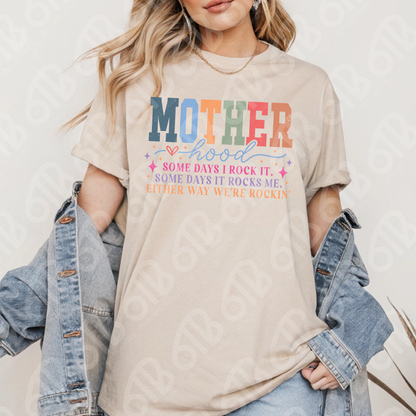 Motherhood Either way we're Rockin' DTF Transfer