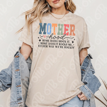 Motherhood Either way we're Rockin' DTF Transfer
