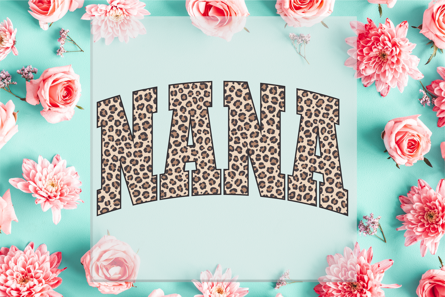 Nana Leopard Print DTF Transfer