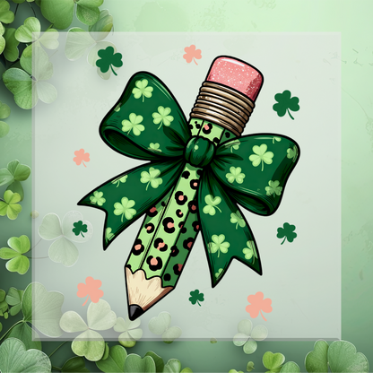 St Patrick's Day Pencil DTF Transfer