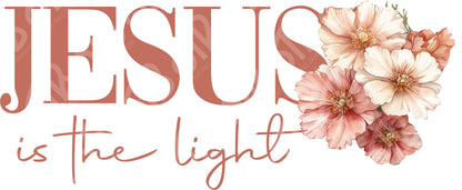 Jesus is the Light DTF Transfer