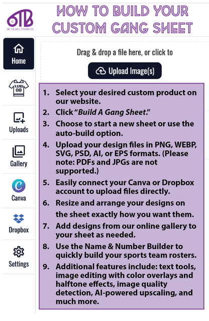 Rolling Canvas DTF Gang Sheet