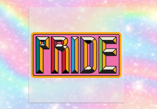 Pride Block DTF Transfer