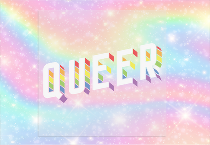 Queer Lettering DTF Transfer