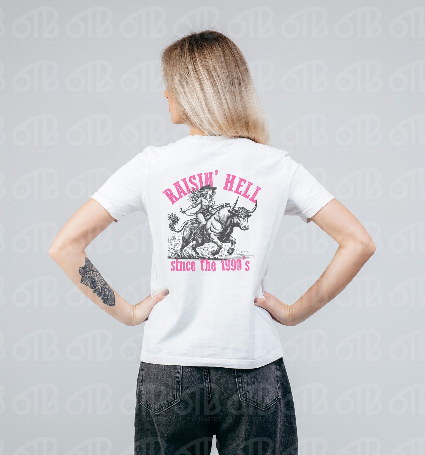 Raisin' Hell Sublimation Transfer