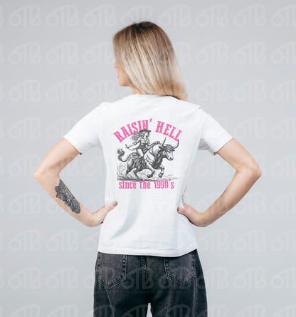 Raisin' Hell Sublimation Transfer
