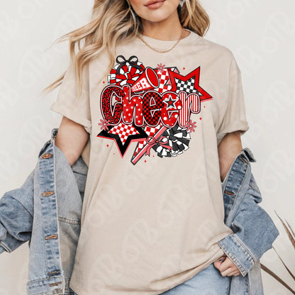 Cheer Coquette Preppy Collage DTF Transfer