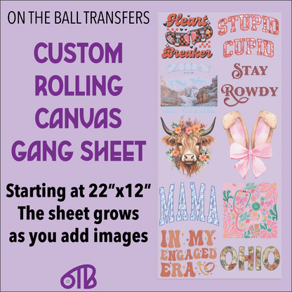Rolling Canvas DTF Gang Sheet