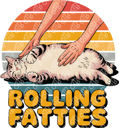 Rolling Fatties DTF Transfer