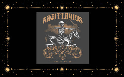 Sagittarius Skeleton DTF Transfer