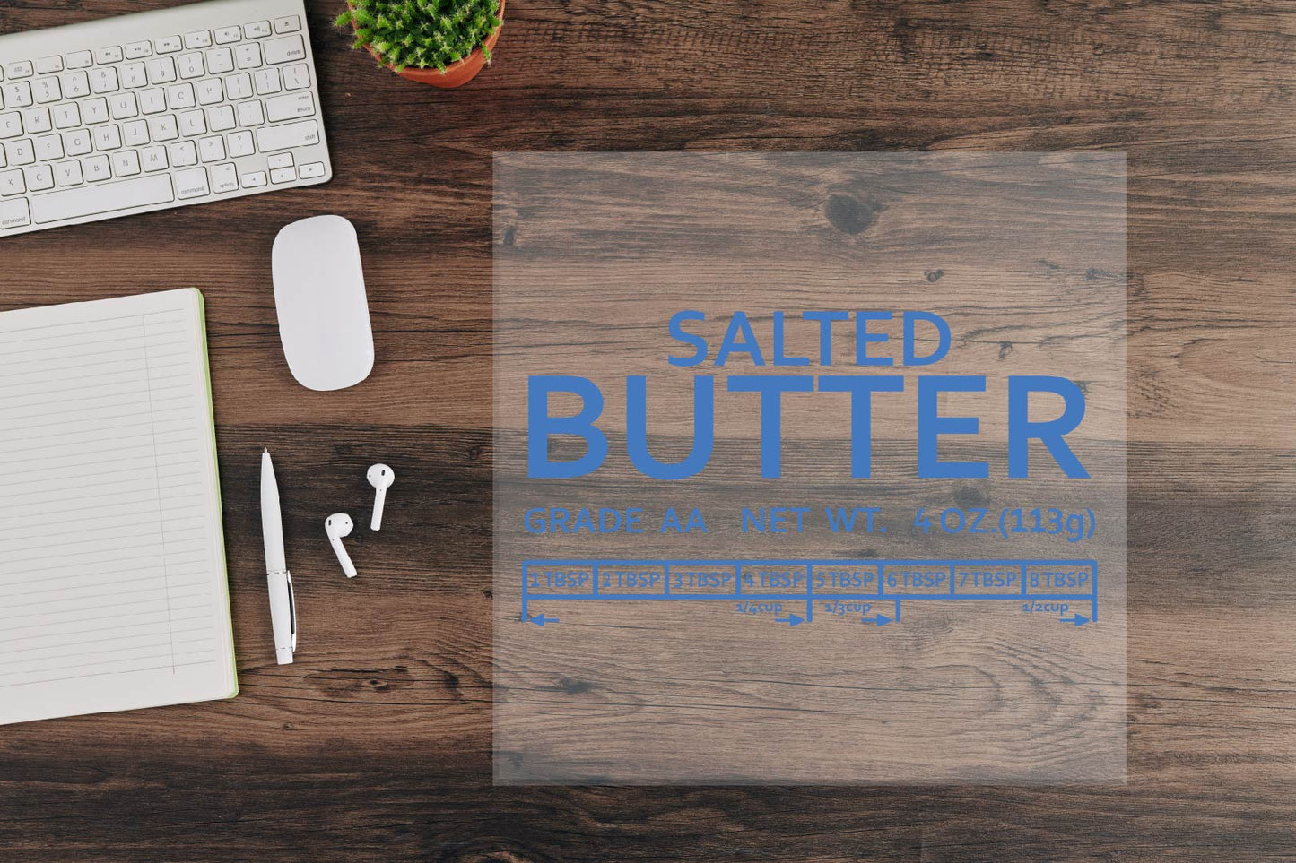 Salted Butter Sublimation Transfer