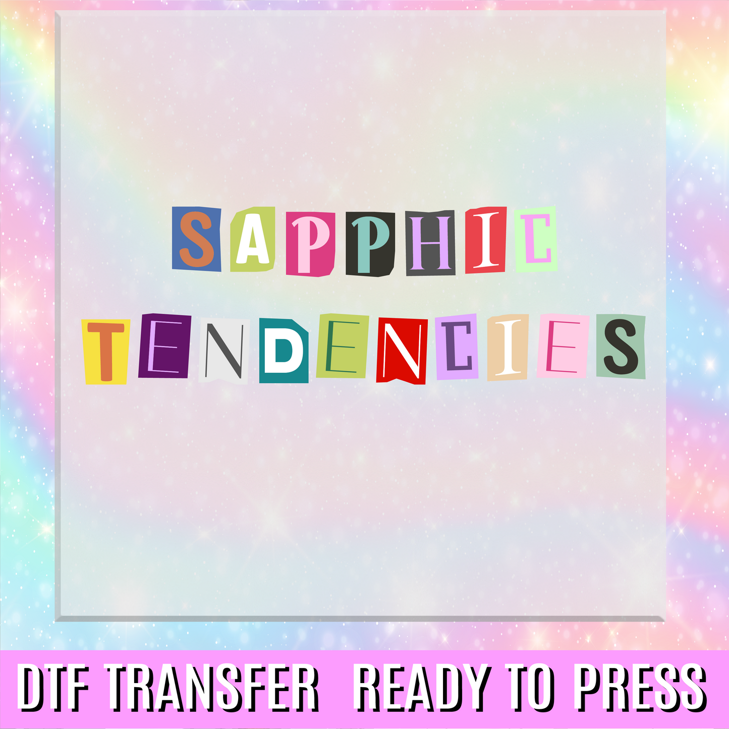 Sapphic Tendencies DTF Transfer