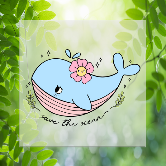 Save the Ocean DTF Transfer