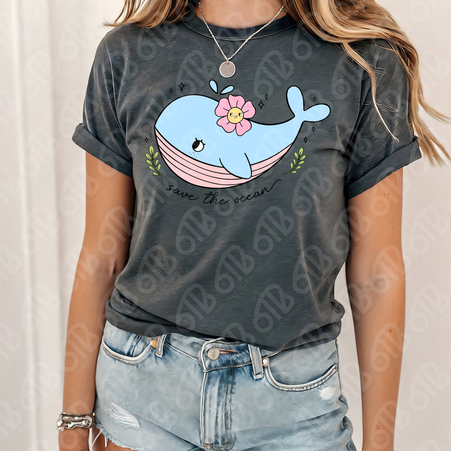 Save the Ocean DTF Transfer