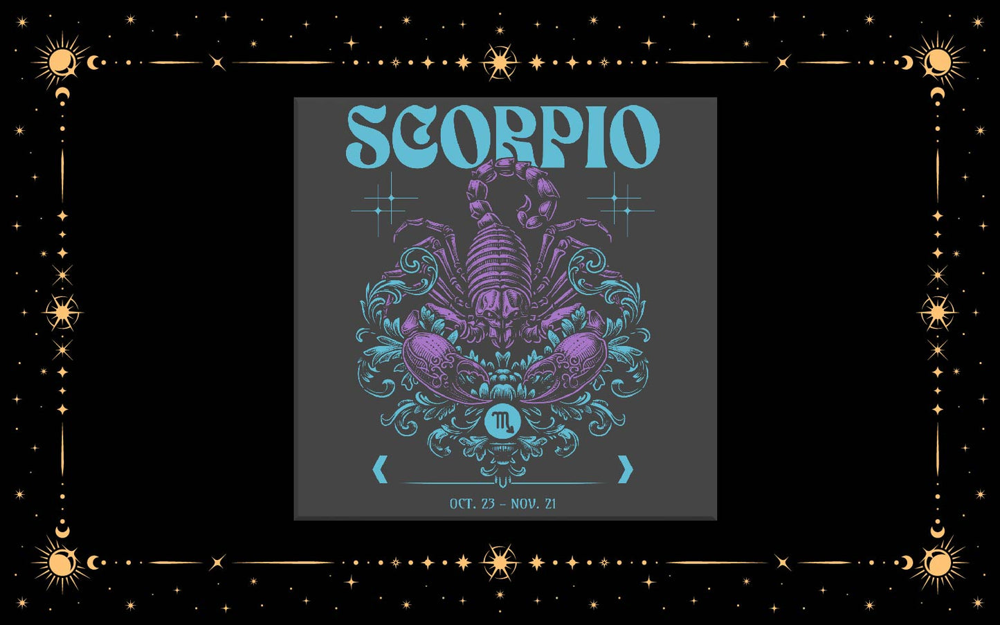 Scorpio Skeleton DTF Transfer