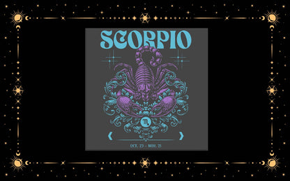 Scorpio Skeleton DTF Transfer