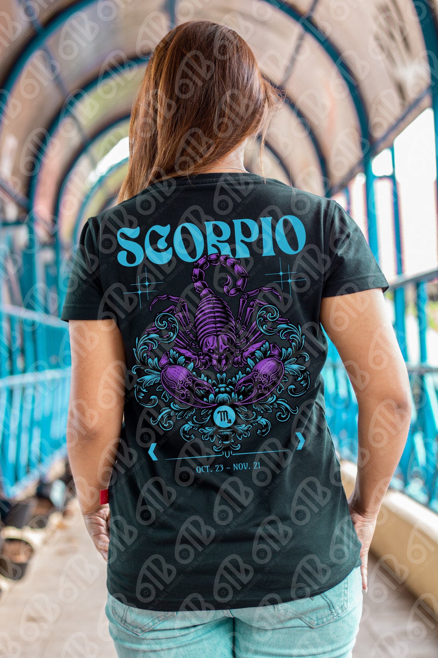 Scorpio Skeleton DTF Transfer