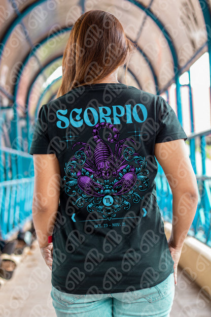 Scorpio Skeleton DTF Transfer