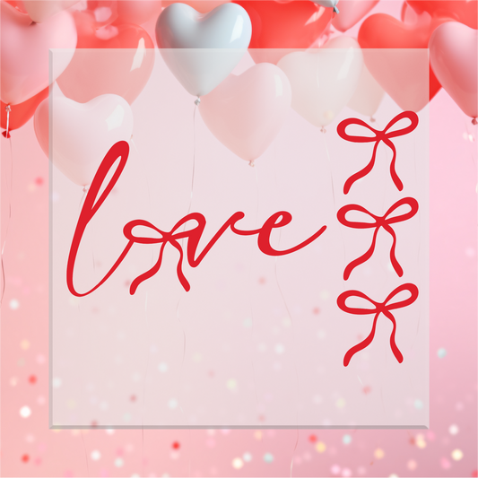 Script Love (Front and Sleeves) DTF Transfer