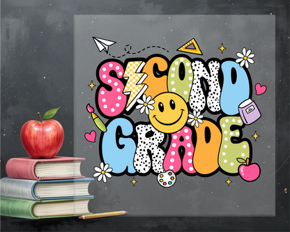 Retro Second Grade DTF Transfer