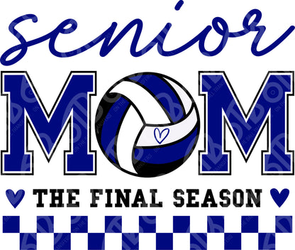 Senior Mom Volleyball DTF Transfer