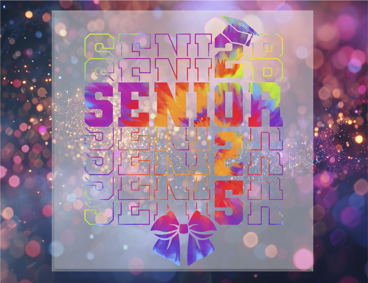 Senior Tye Dye DTF Transfer