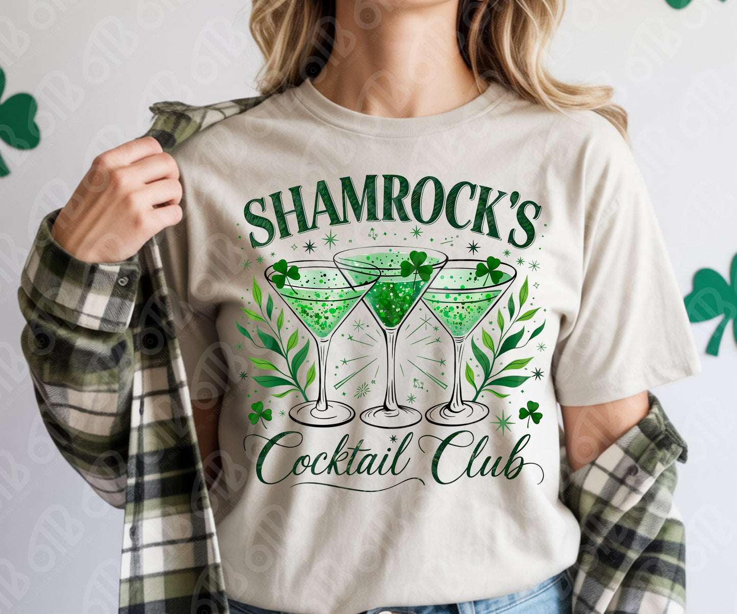Shamrock's Cocktail Club DTF Transfer