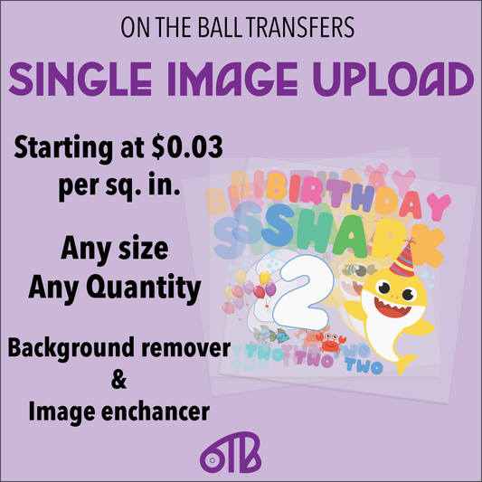 Single Image Custom DTF Transfers
