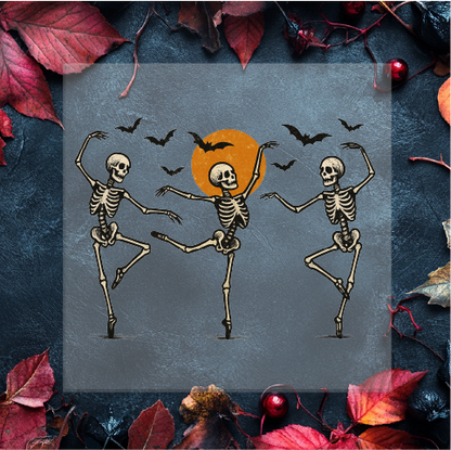 Skeleton Dance DTF Transfer