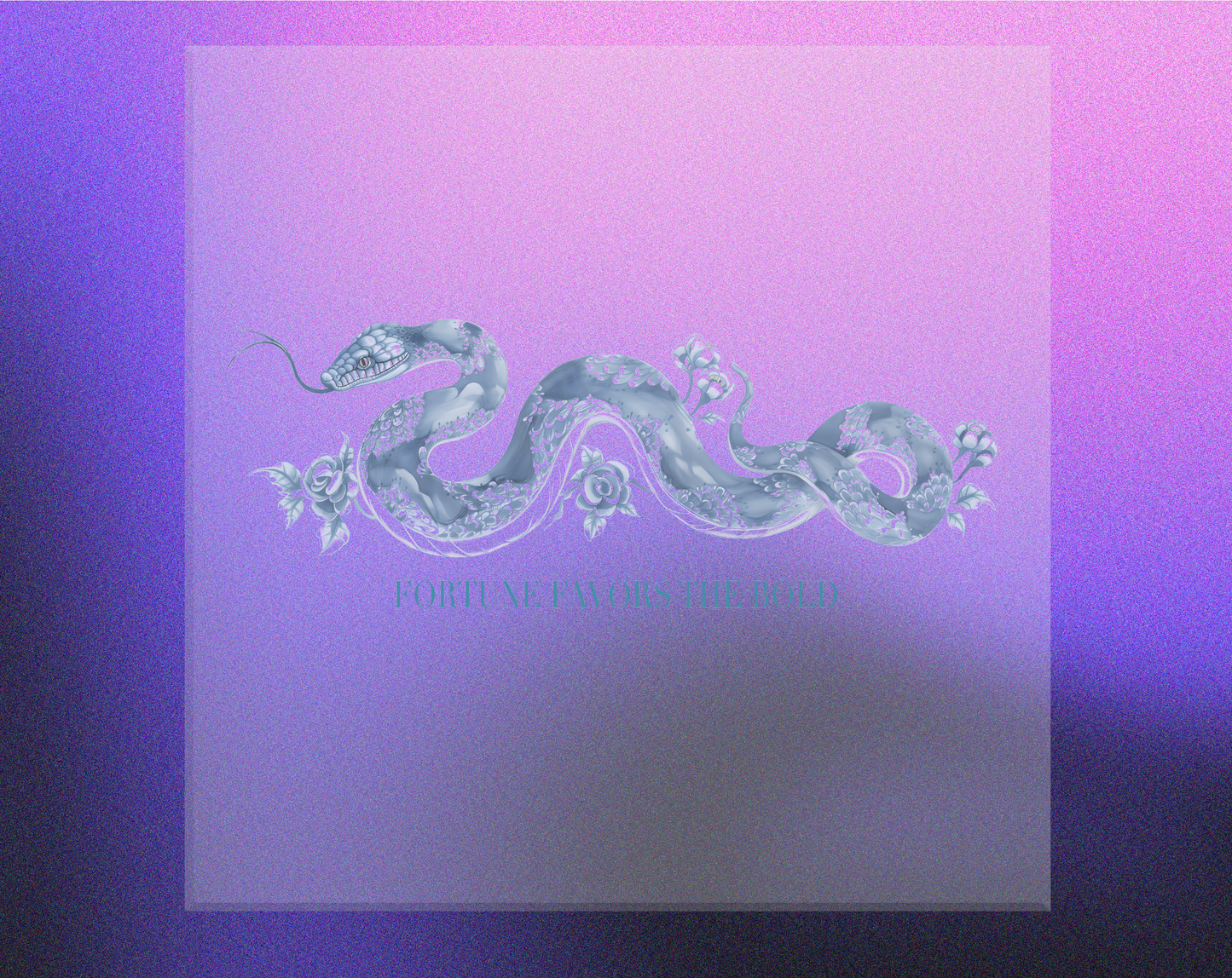 Porcelain Snake Sublimation Transfer
