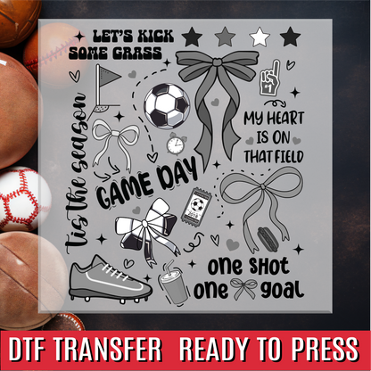 Soccer Collage DTF Transfer