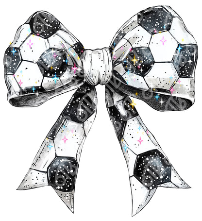 Soccer Bow Sublimation Transfer