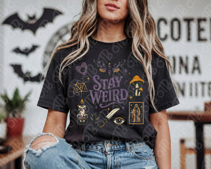 Stay Weird Halloween DTF Transfer