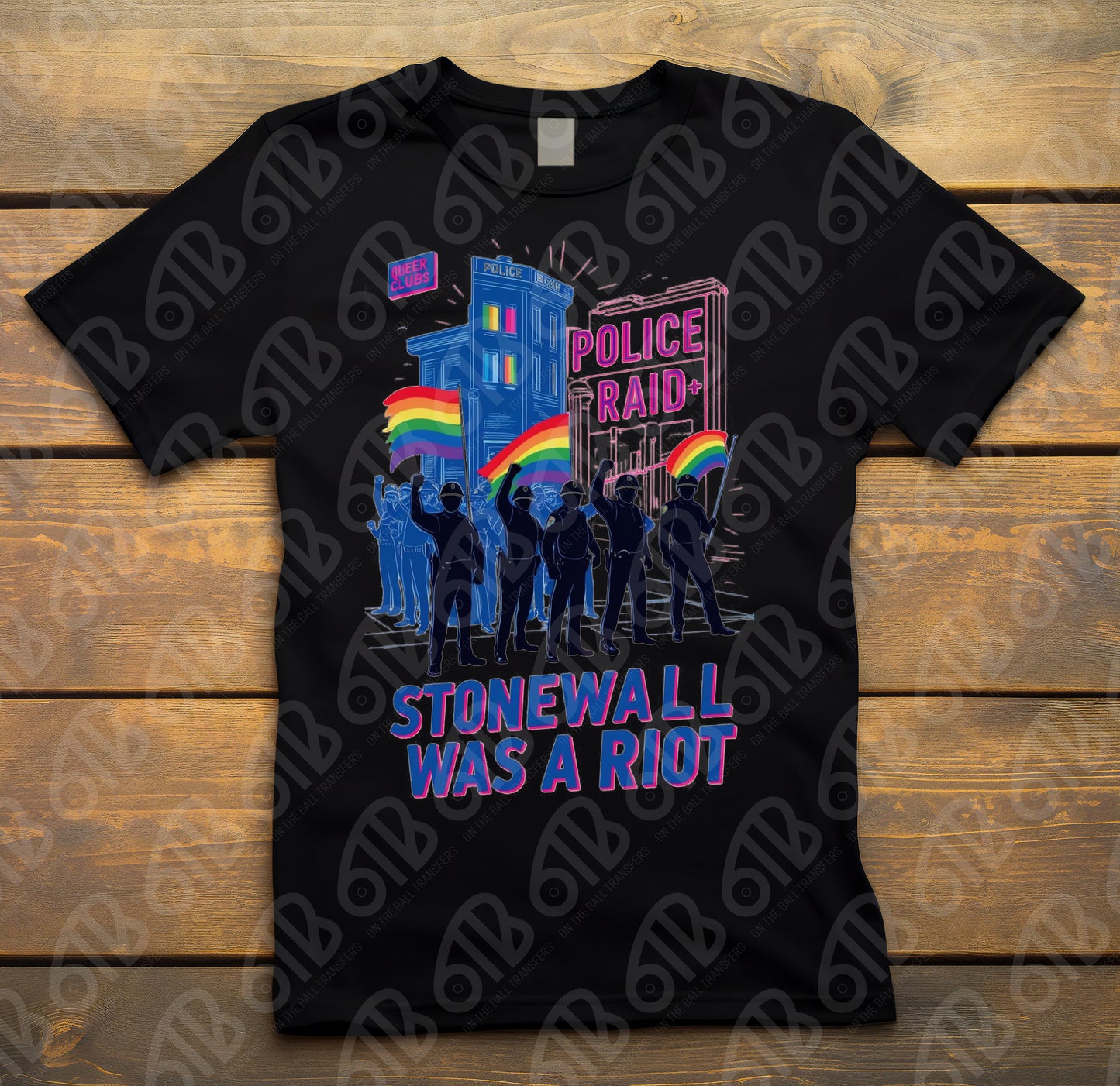 Stonewall Police Raid DTF Transfer