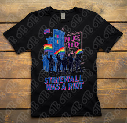 Stonewall Police Raid DTF Transfer