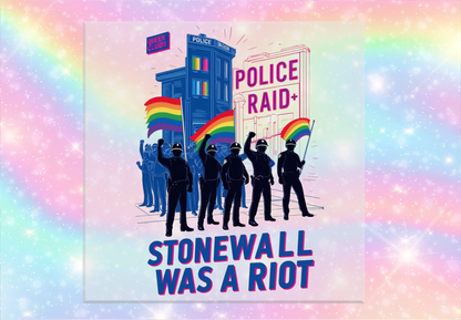 Stonewall Police Raid DTF Transfer