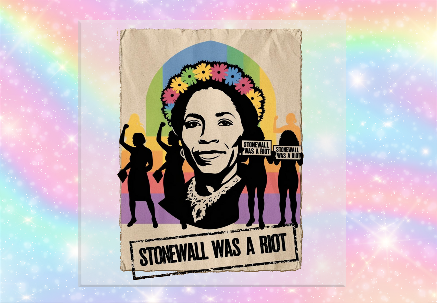 Stonewall Was a Riot Poster Style DTF Transfer