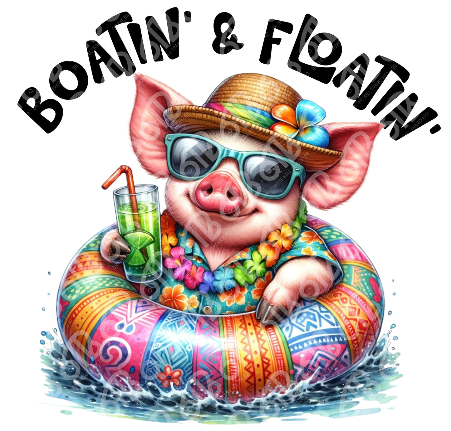 Boatin' and Floatin' DTF Transfer