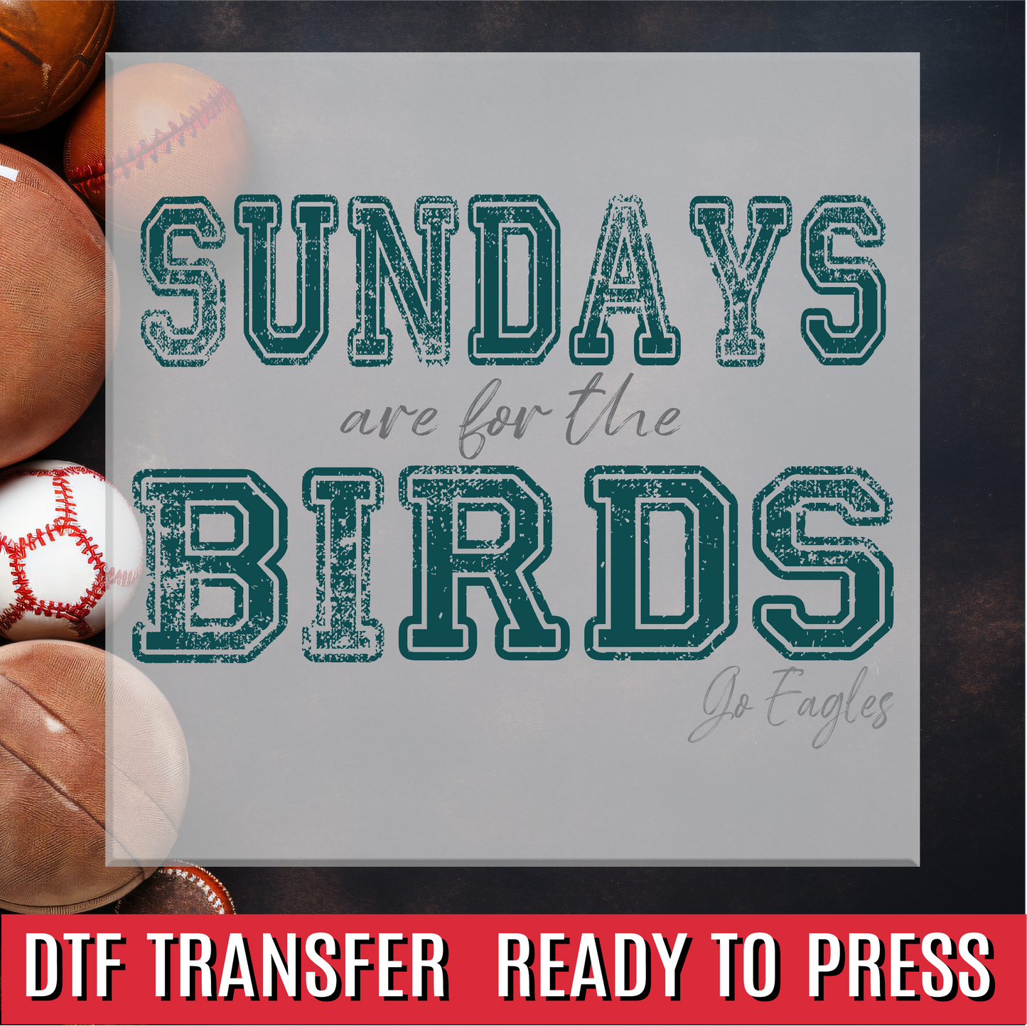 Sundays are for the Birds DTF Transfer