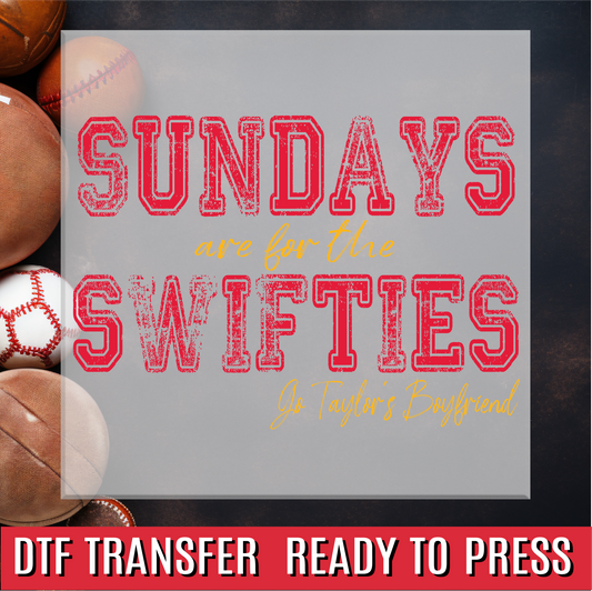 Sundays Swifties DTF Transfer