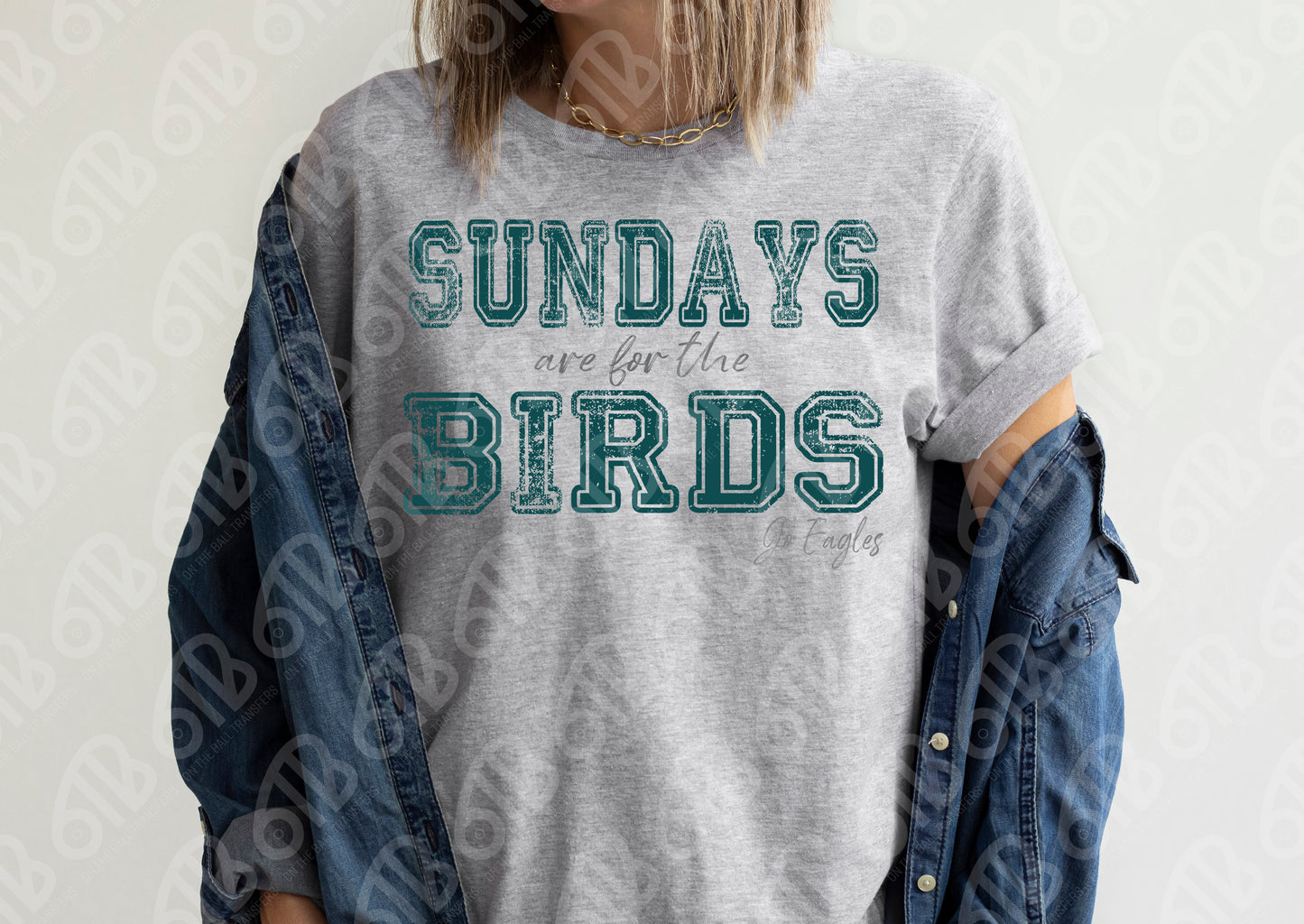 Sundays Birds DTF Transfer
